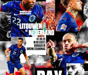 乐鱼app-世预赛将战立陶宛，荷兰队官方发布赛前海报